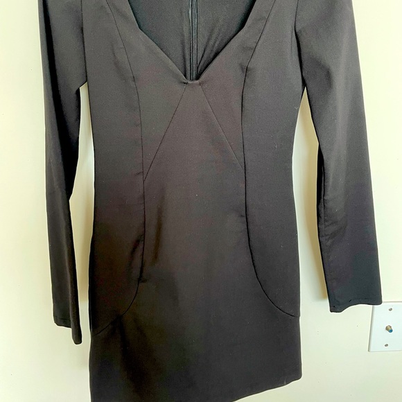 ZARA BLACK MINI DRESS - Picture 3 of 3